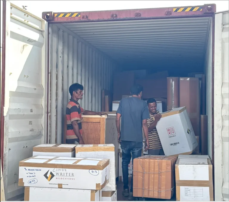 Stuffing Personal Effects into the Container